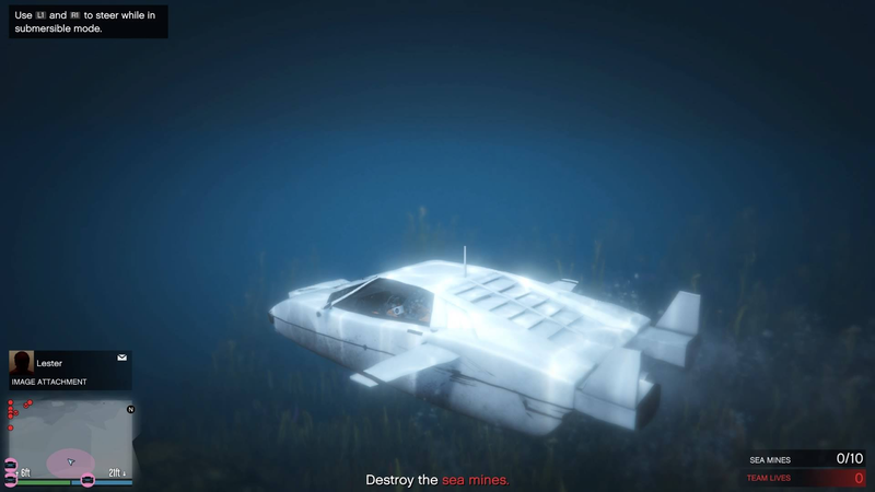 The new submersible car, equipped with torpedos of course.